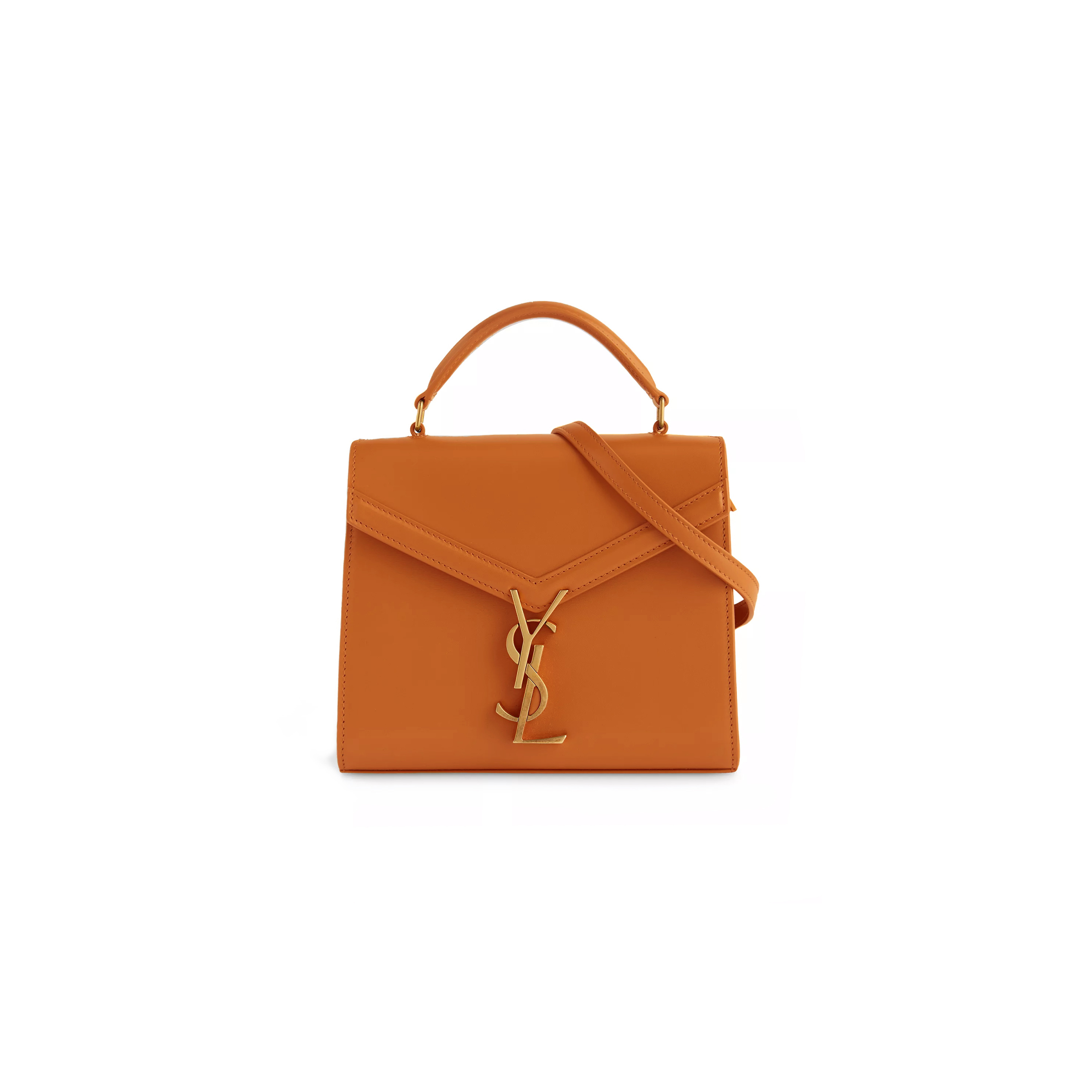 YSL CASSANDRA MINI TOP HANDLE BAG IN SMOOTH LEATHER 602716352221 (20*16*7.5cm)